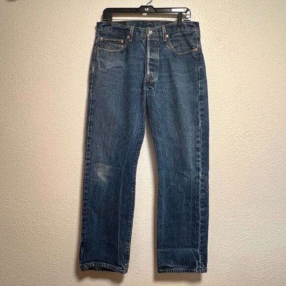 Levi's 501‎ x x Button Fly Jeans 34x34 - Picture 1 of 8